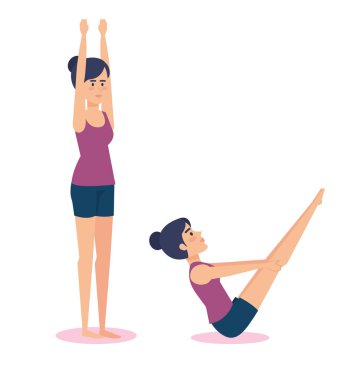 Yoga tasarım yapıyor kızlar dizi