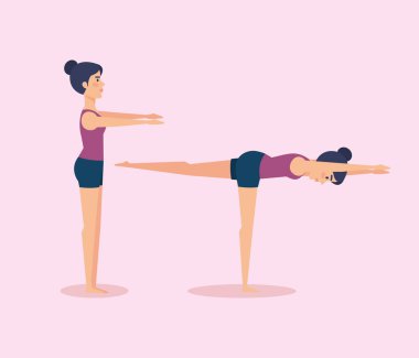 Yoga tasarım yapıyor kızlar dizi