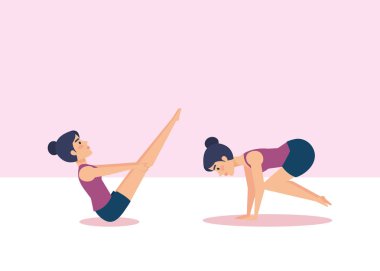 Yoga tasarım yapıyor kızlar dizi