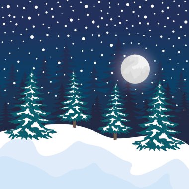 gece çimen alan sahne