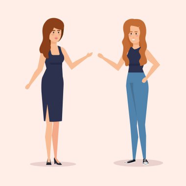 Kız Avatarlar karakter grubu