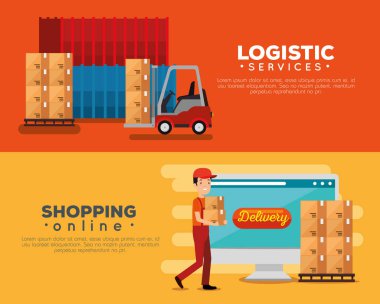 teslimat işçi ile lojistik hizmetleri