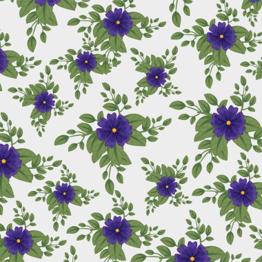 Çiçek bitkiler yaprakları ile arka plan stil