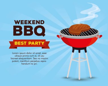 et ızgara hazırlık barbekü beslenme ile