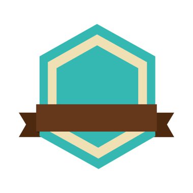 Etiket Şerit beyaz arka plan vektör çizim üzerinde boş