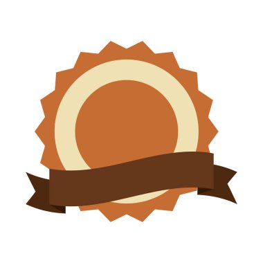 Etiket Şerit beyaz arka plan vektör çizim üzerinde boş