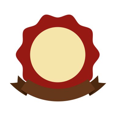 Etiket Şerit beyaz arka plan vektör çizim üzerinde boş