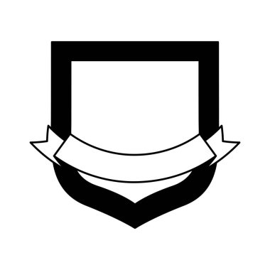 Etiket Şerit beyaz arka plan vektör çizim üzerinde boş