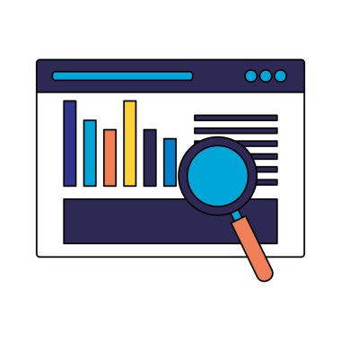 Web sitesi analizi bilgi arama motoru optimizasyonu vektör çizim