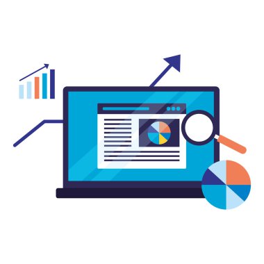 Mobil Analiz ok pasta grafik arama motoru optimizasyonu vektör çizim