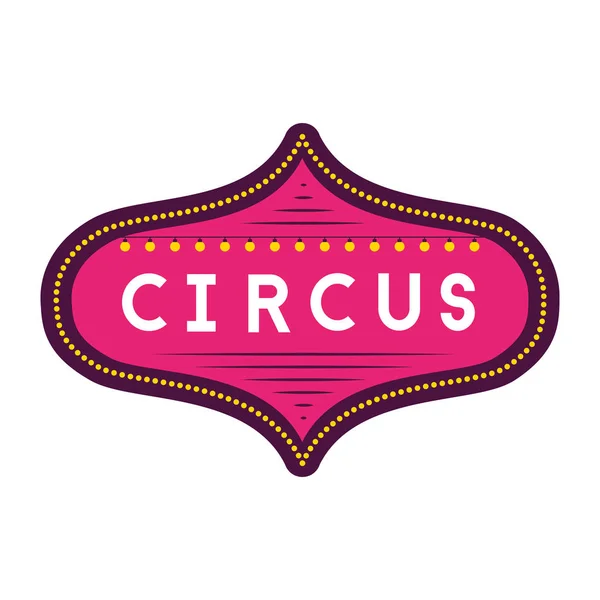 Circus fun fair — Stock Vector