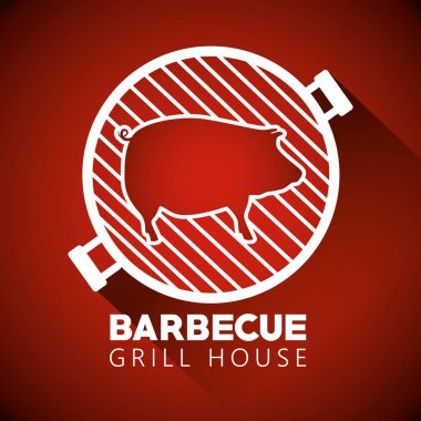 Barbekü sosu için ızgara domuz eti gıda