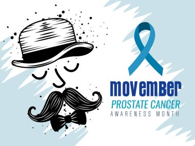 şapka ve bıyık tarzı ile erkek yüz