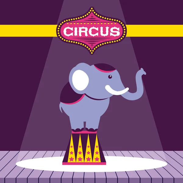 Circus fun fair — Stock Vector