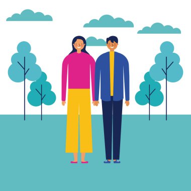 insanlar park açık