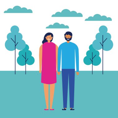 insanlar park açık