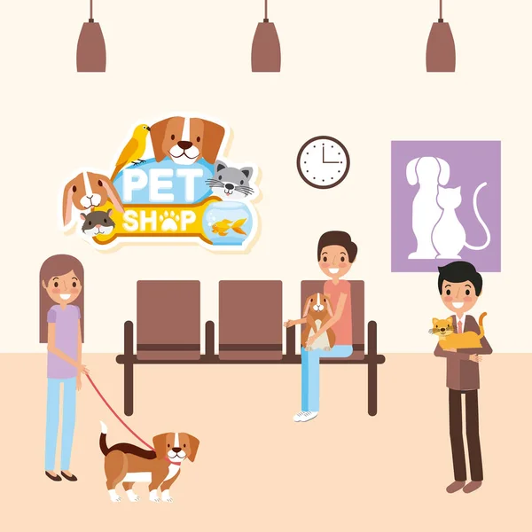 Pet and veterinary — Stock Vector