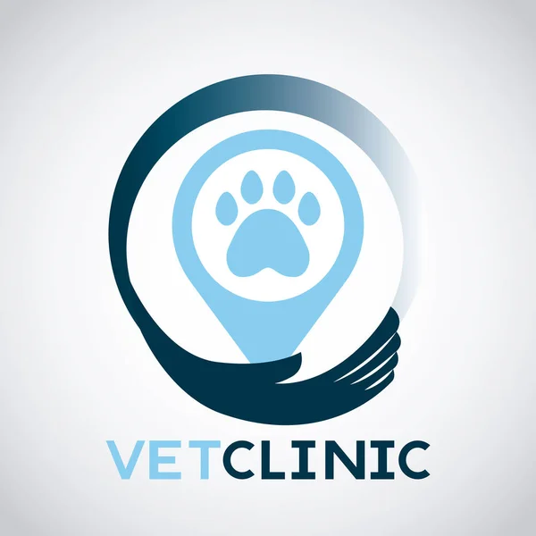 Animal de estimação e veterinário — Vetor de Stock