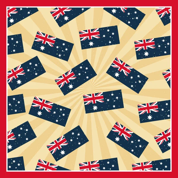 Feliz Día de Australia — Vector de stock