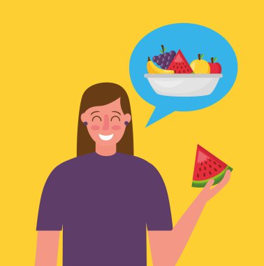 İnsanlar sağlıklı yiyecekler