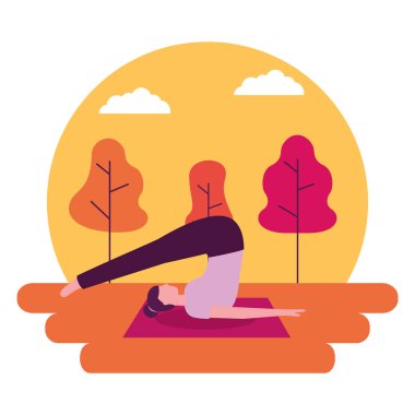 insanlar yoga activitie