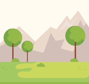 Park Peyzaj sahne simgesi