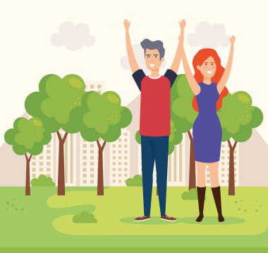 iki park karakterleri içinde