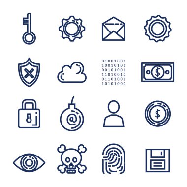 Veri Merkezi güvenlik simgeleri