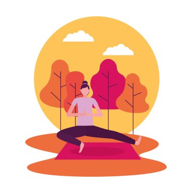 insanlar yoga etkinliği