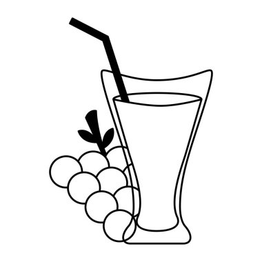 saman ile fincan üzüm suyu