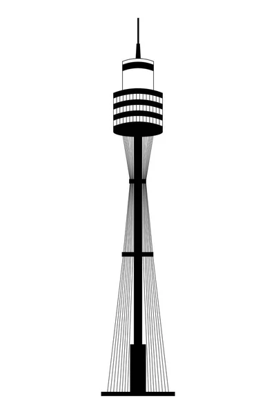 Sydney tower denkmal australien — Stockvektor