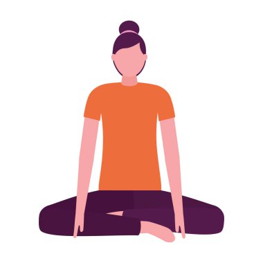 Yoga yapan kadın