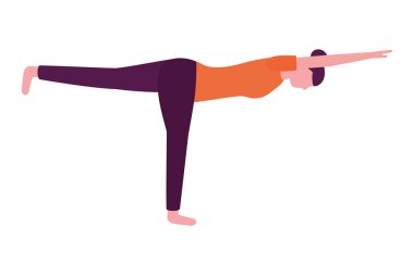 Yoga yapan kadın