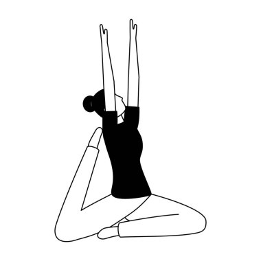 Yoga yapan kadın