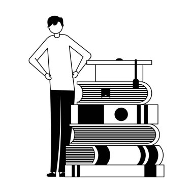 adam öğrenci kitapları okul suppplies