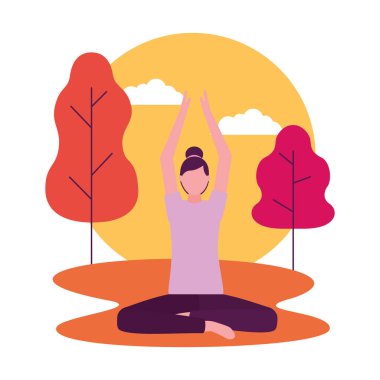 insanlar yoga etkinliği