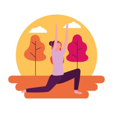 insanlar yoga etkinliği