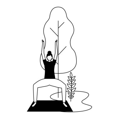 insanlar yoga etkinliği