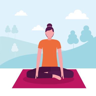 insanlar yoga etkinliği