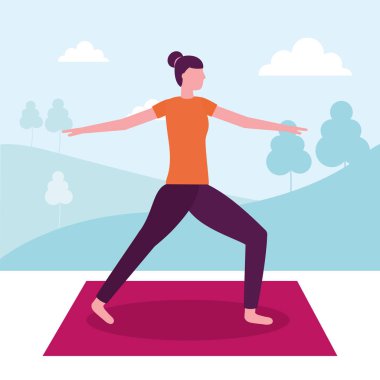 insanlar yoga etkinliği