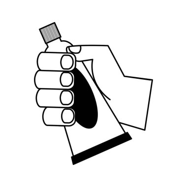 Diş macunu hijyen sözlü tutan el