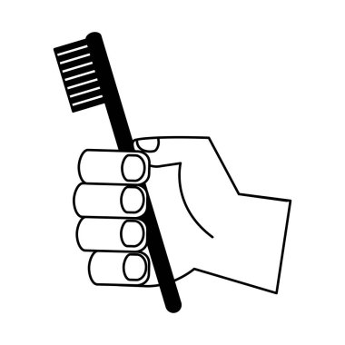 diş fırçası hijyen sözlü tutan el