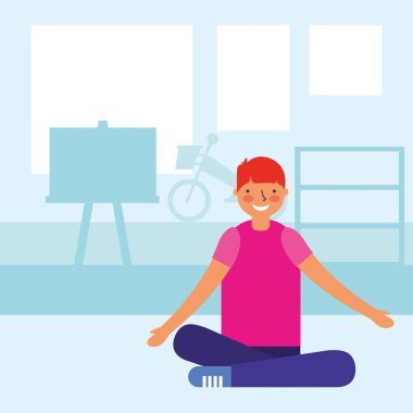 sınıfta oturan çocuk teen