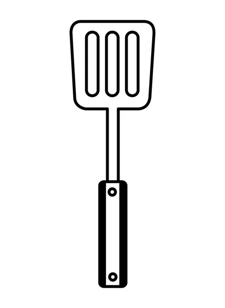 Spatula tartóval konyha — Stock Vector