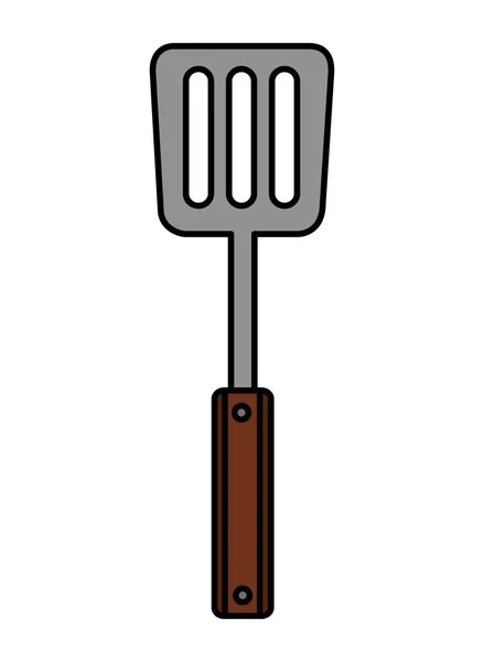 Espátula utensílio cozinha — Vetor de Stock
