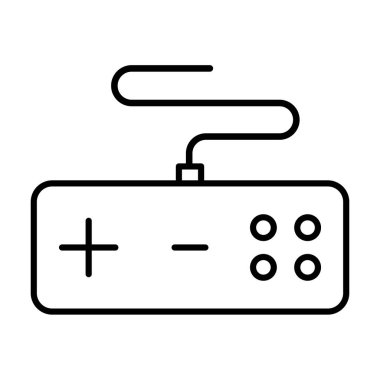 Beyaz arka plan üzerinde denetleyici konsol