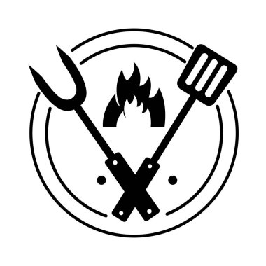 çatal ve spatula mutfak eşyaları alev