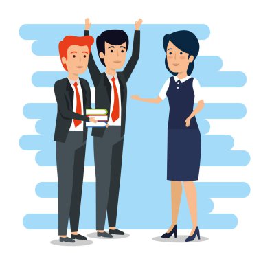 profesyonel iş adamları strateji bilgi planı