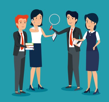 profesyonel iş adamları strateji bilgi işbirliği