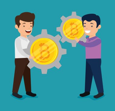 bitcoin uluslararası ve elektronik para birimi ile erkekler